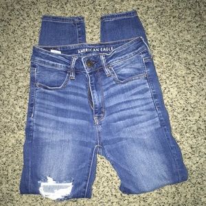 American eagle hi rise jegging size 6 short